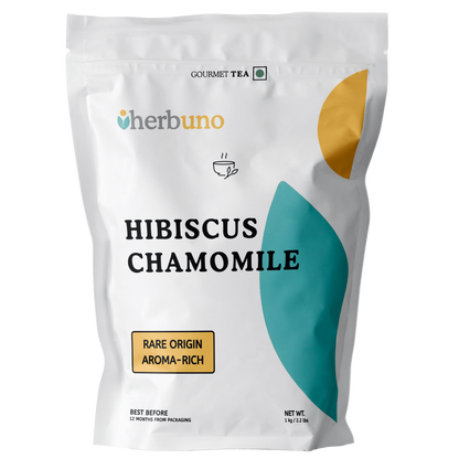 Hibiscus Chamomile Green Tea - Herbuno