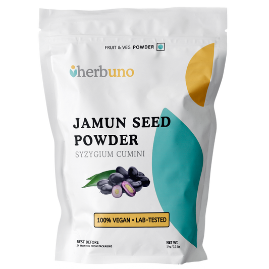Organic Jamun Seed Powder - Herbuno.Com