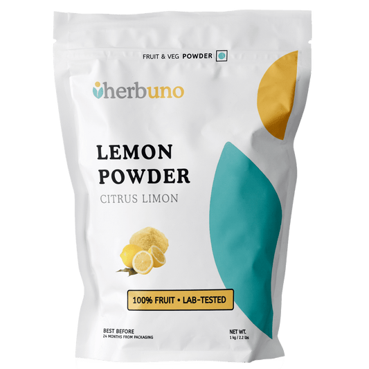Lemon Powder - Citrus Flavor & Vitamin C - Herbuno