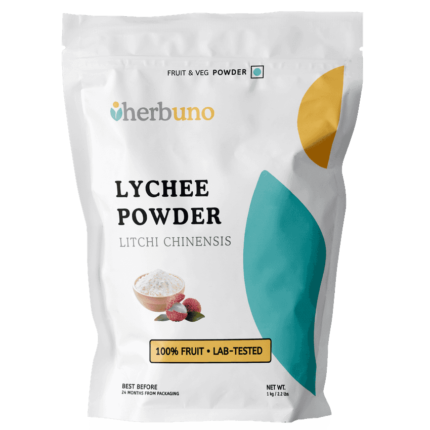 Lychee Powder - Floral Sweet Antioxidant Boost - Herbuno