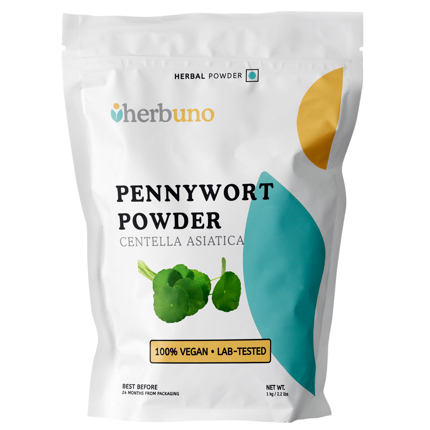 Organic Pennywort / Gotu Kola (Centella asiatica) Herb Powder - Herbuno.Com