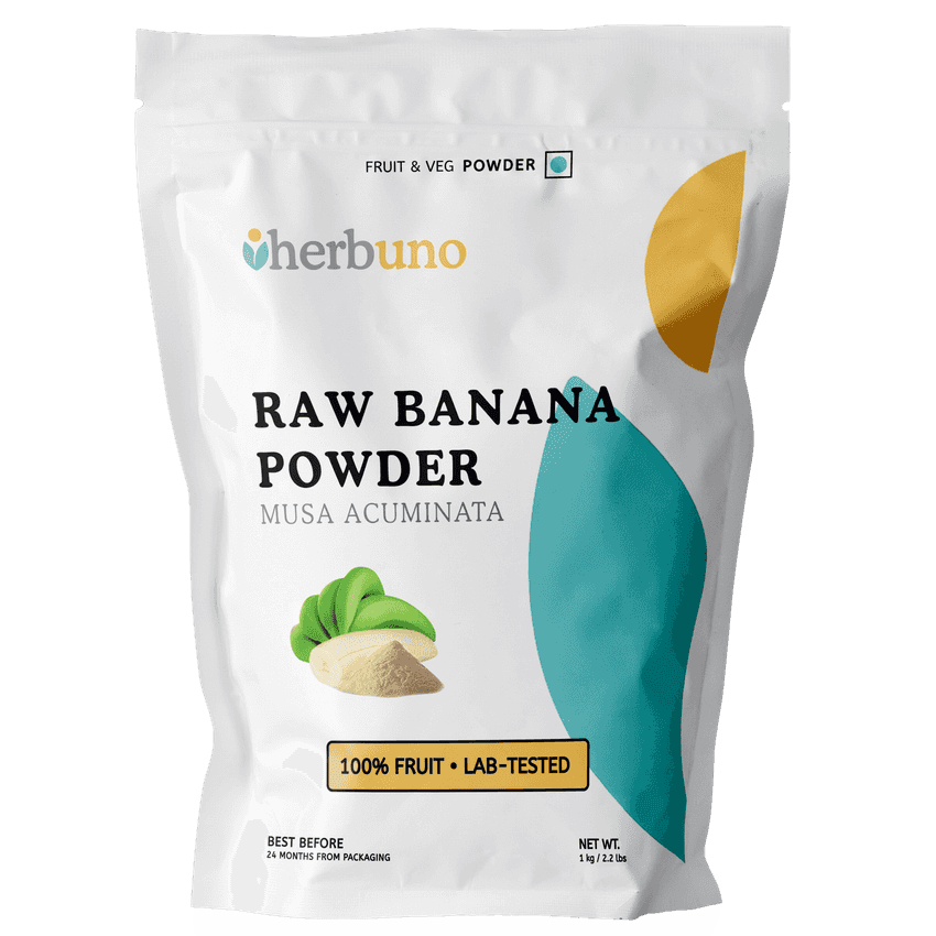 Unripe Banana Flour Powder - Herbuno