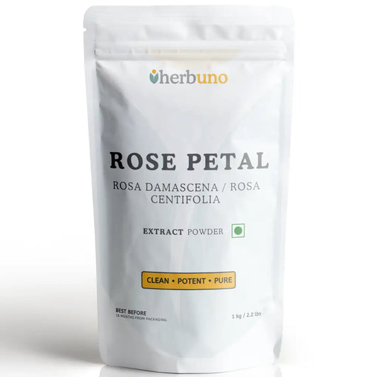Rose Petal Extract Powder for Skin & Wellness - Herbuno