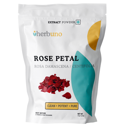 Rose Petal Extract Powder for Skin & Wellness - Herbuno