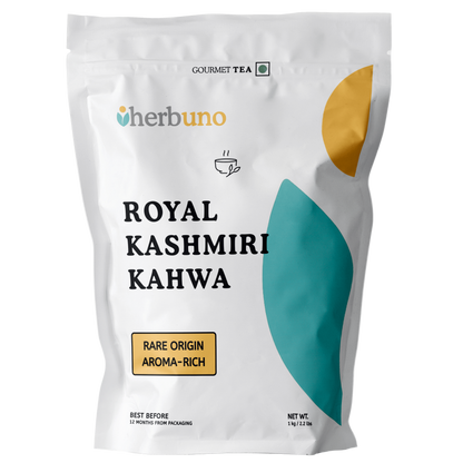 Royal Kashmiri Kahwa Green Tea - Herbuno