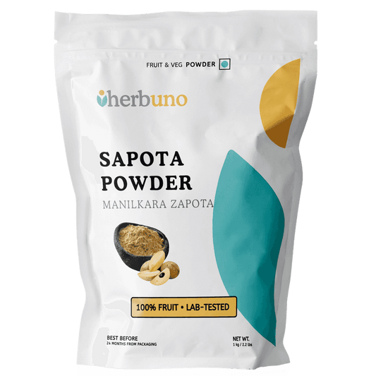 Sapota Powder - Sweet and Creamy Delight - Herbuno