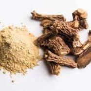 Anantamul Extract Powder, a dairy-free and gluten-free aromatic root extract, perfect for adaptogenic capsules and rapidly dispersible