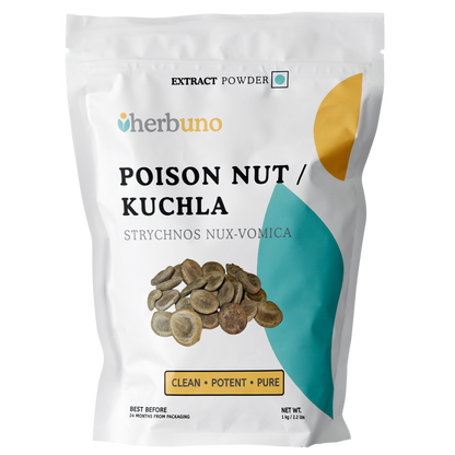 Shudh Kuchla Extract Powder - Detoxified Alkaloids - Herbuno