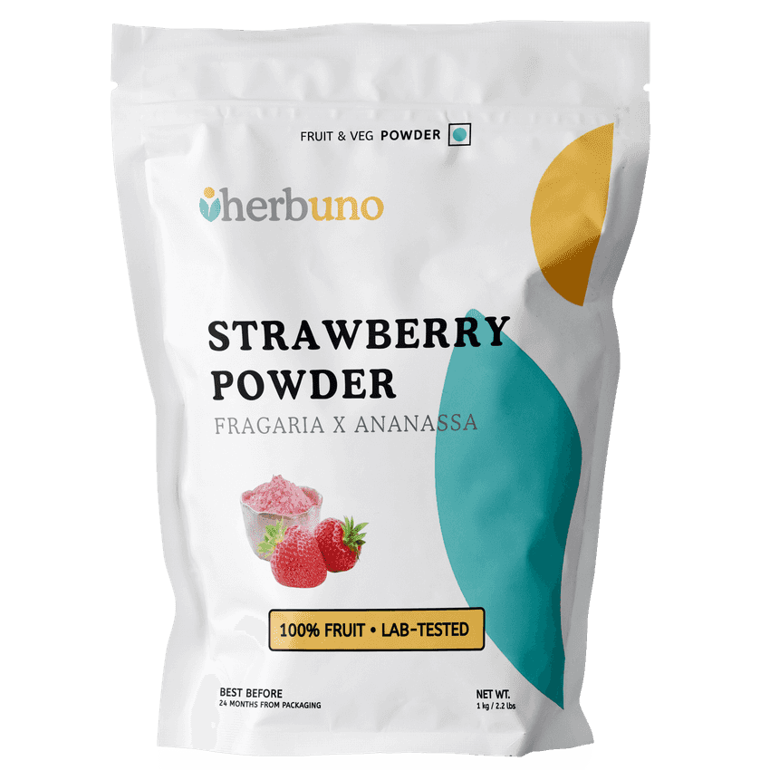Strawberry Powder - Natural Berry Flavor - Herbuno