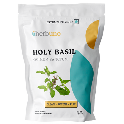 Tulsi Extract Powder - Ocimum Sanctum Health Benefits - Herbuno