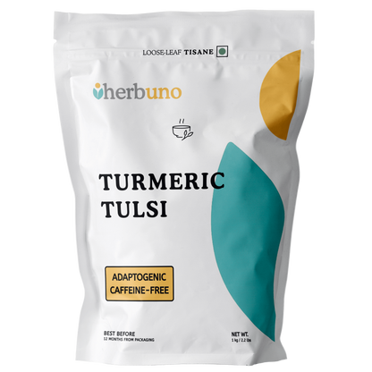 Turmeric Tulsi Green Tea - Herbuno