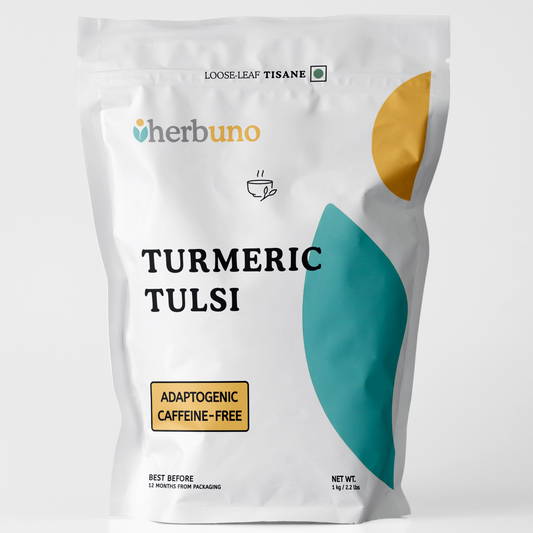 Kurkuma-Tulsi-Grüntee