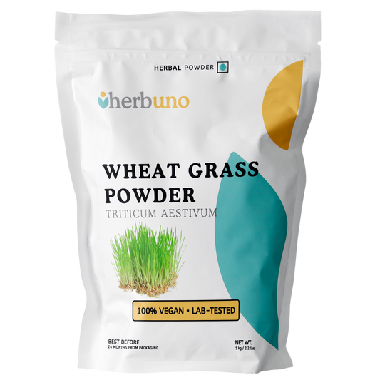 Organic Wheat Grass (Triticum aestivum) Leaf Powder - Herbuno.Com